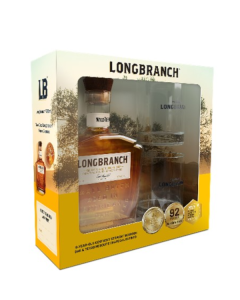 Wild Turkey Longbranch With 2 Rocks Glasses